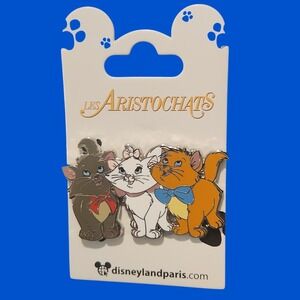 Disney Aristocats Kittens Marie Berlioz Toulouse DLP Disneyland Paris Pin 141426